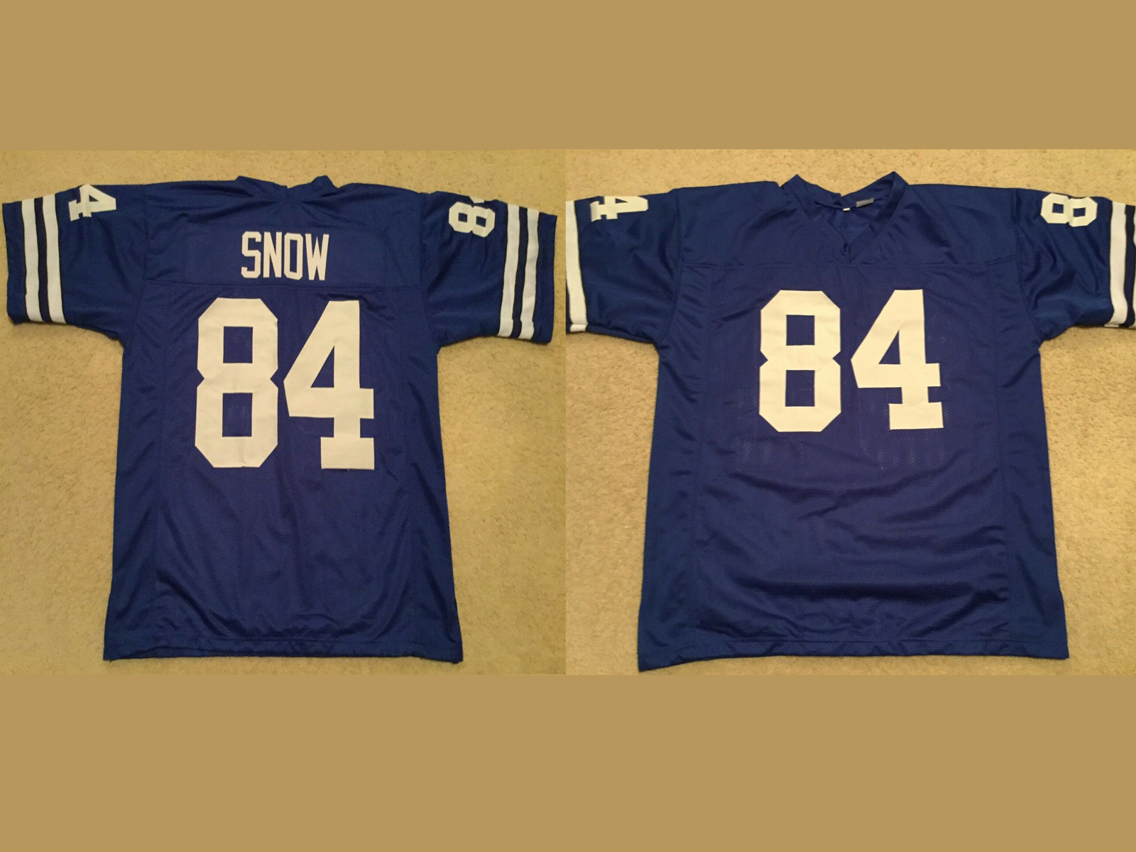 Men Los Angeles Rams 84 Jack Snow Old Style Throwback Football Jersey